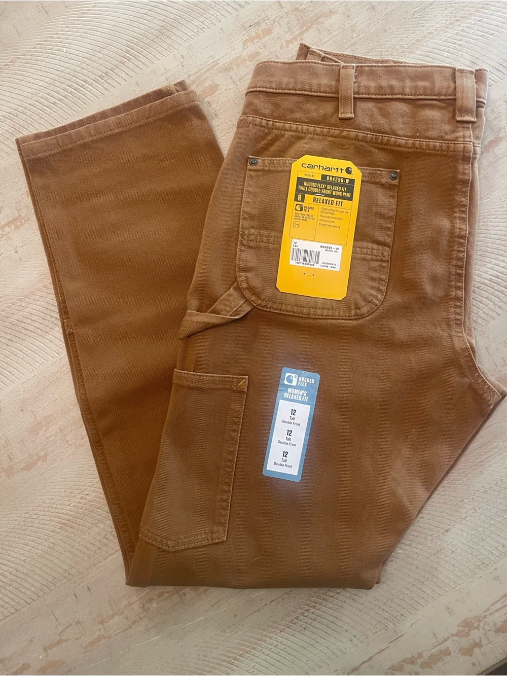 Carhartt Women’s  Relaxed Fit work pants- Brown